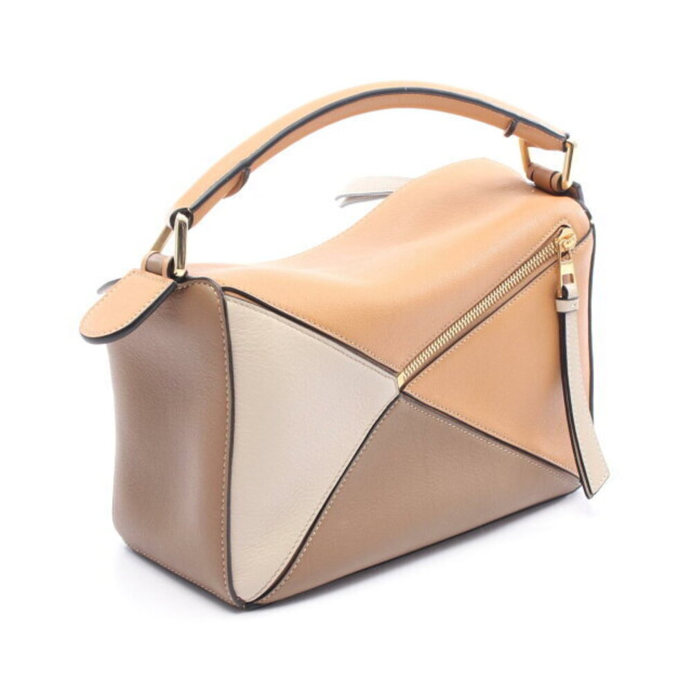 LOEWE PUZZLE BAG leather handbag brown beige - Picture 2 of 5
